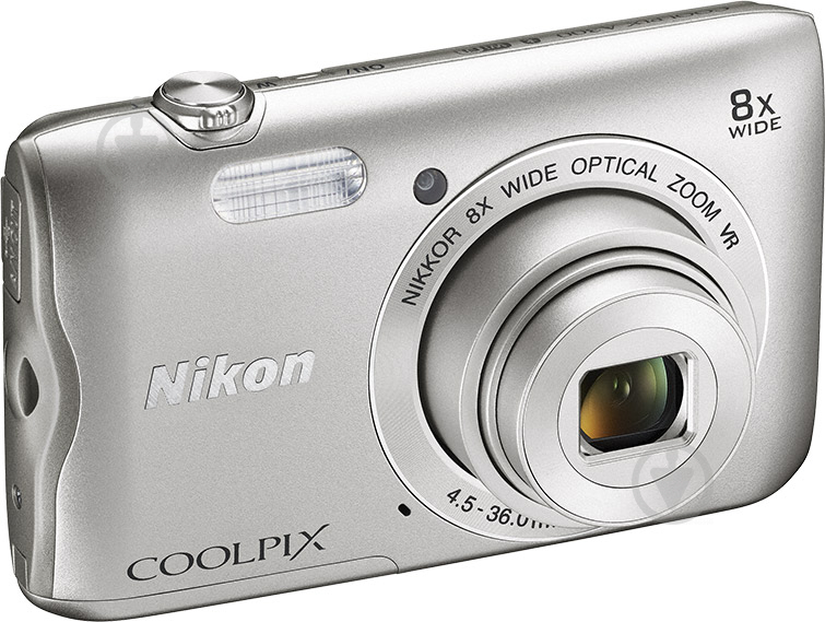 Фотоаппарат Nikon Coolpix A300 silver - фото 3