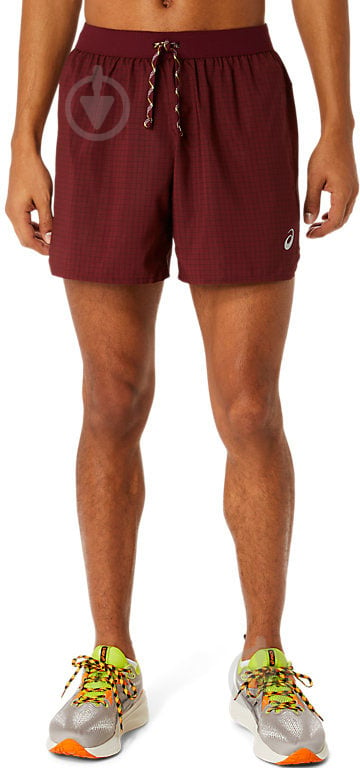 Шорты Asics FUJITRAIL LOGO SHORT 2011C380-601 р. 2XL красный - фото 1