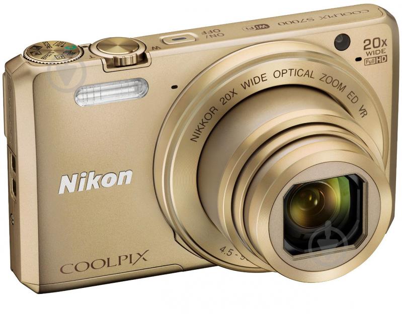 Фотоапарат Nikon Coolpix S7000 gold - фото 4