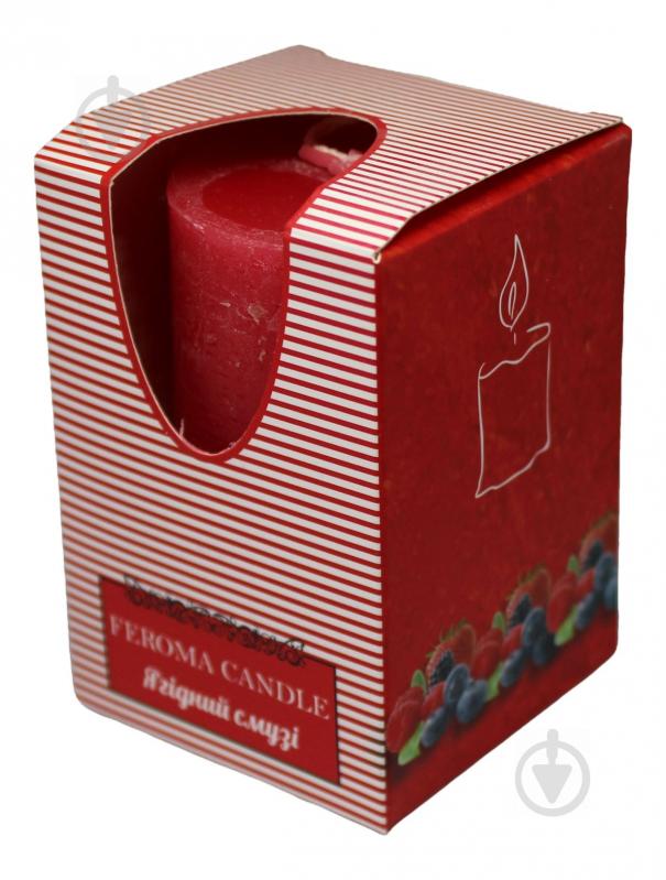 Свеча ароматическая Feroma Candle Ягодный смузи - фото 1