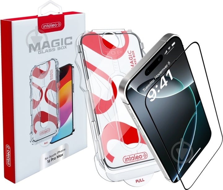 Захисне скло Intaleo MagicBox для Apple iPhone 16 PRO MAX (Скло iPhone 16 PRO MAX) - фото 2 Захисне скло Intaleo MagicBox для Apple iPhone 16 PRO MAX (Скло iPhone 16 PRO MAX) - фото 2