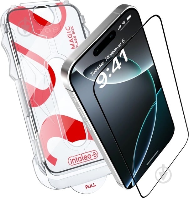 Захисне скло Intaleo MagicBox для Apple iPhone 16 PRO MAX (Скло iPhone 16 PRO MAX) - фото 1 Захисне скло Intaleo MagicBox для Apple iPhone 16 PRO MAX (Скло iPhone 16 PRO MAX) - фото 1