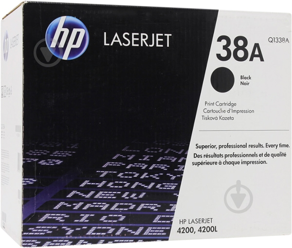 Картридж HP 38A Q1338A black - фото 1
