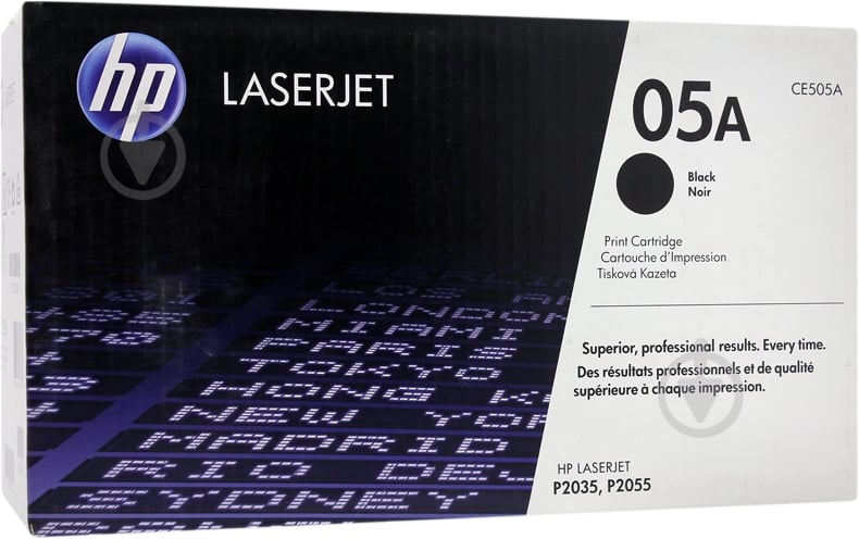 Картридж HP 05A CE505A black - фото 1 Картридж HP 05A CE505A black - фото 1