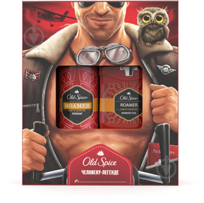 Подарунковий набір для жінок для чоловіків Old Spice гель для душу 250 мл + твердий дезодорант 50 мл - фото 2