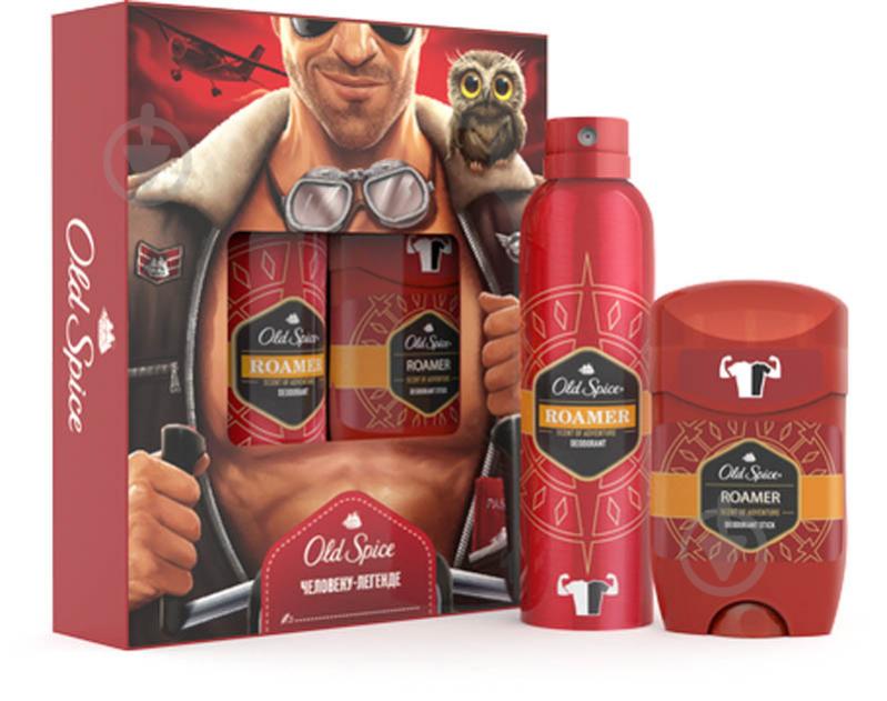 Подарунковий набір для жінок для чоловіків Old Spice гель для душу 250 мл + твердий дезодорант 50 мл - фото 1