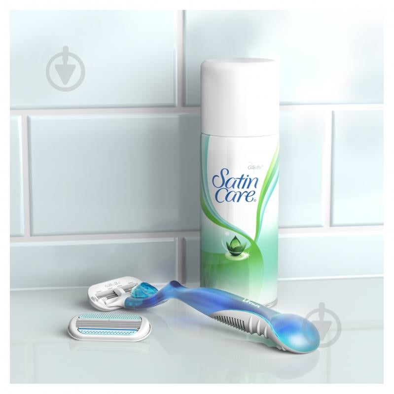 Подарунковий набір для жінок Gillette бритва Venus Smooth + 2 касети + гель для гоління Satin Care - фото 8