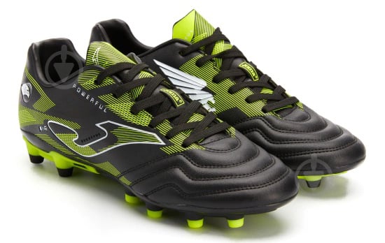 Бутси Joma POWERFUL 2331 NEGRO AMARILLO FLUOR FIRM GROUND POWW2331FG р.42,5 чорний - фото 3