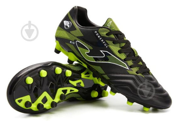 Бутси Joma POWERFUL 2331 NEGRO AMARILLO FLUOR FIRM GROUND POWW2331FG р.42,5 чорний - фото 8