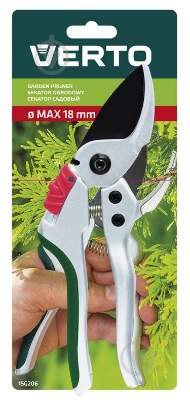 Секатор плоскостной Verto (15G206) - фото 6