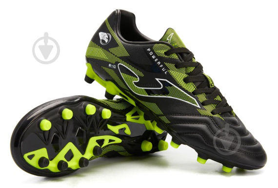 Бутси Joma POWERFUL 2331 NEGRO AMARILLO FLUOR FIRM GROUND POWW2331FG р.40 чорний - фото 8