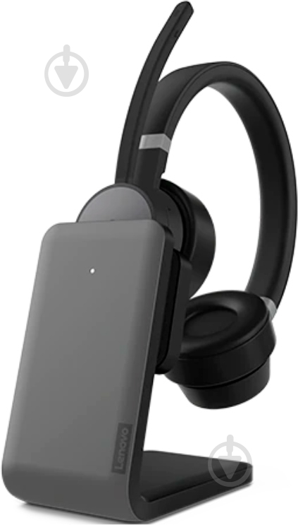 Навушники Lenovo Go WL Headset Stand black/grey (4XD1C99222) - фото 1