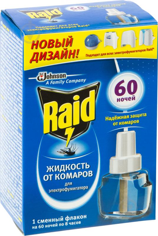 Жидкость Raid 60 ночей 43,8 мл - фото 1