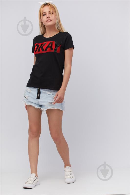 Футболка YAPPI Basic WB1013 р.XL черный - фото 2