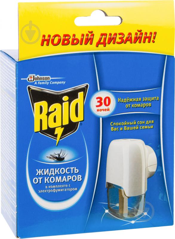 Фумигатор Raid с жидкостью 30 ночей - фото 1