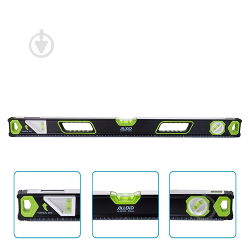 Уровень 80 см Alloid LD-007080 - фото 1 Уровень 80 см Alloid LD-007080 - фото 1