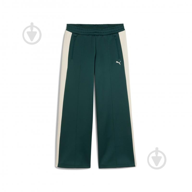 Брюки Puma T7 Low Rise Track Pants op 62980375 р. S зеленый - фото 6 Брюки Puma T7 Low Rise Track Pants op 62980375 р. S зеленый - фото 6