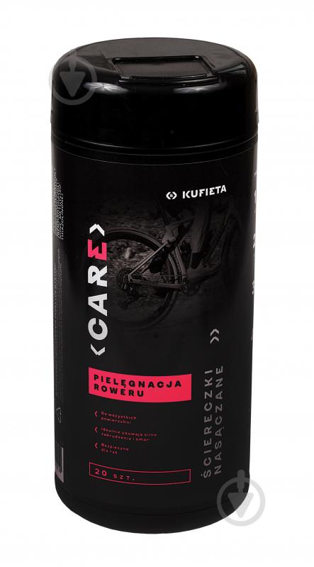 Салфетка влажная BIKE CARE 18х40 см Kufieta шт. - фото 1