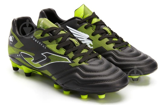 Бутси Joma POWERFUL 2331 NEGRO AMARILLO FLUOR FIRM GROUND POWW2331FG р.41 чорний - фото 3