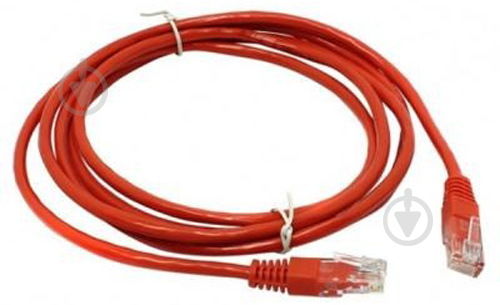 Патч-корд Kingda RJ45, UTP 5e, 24AWG, CU KD-PAUT3050RD 0,5 м червоний - фото 1