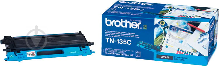 Картридж Brother TN135C cyan - фото 1