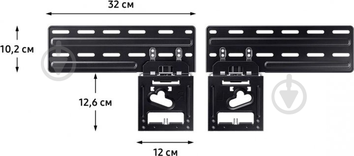 Кріплення для телевізора Samsung WMN-B50EB фіксовані 43"-85" чорний - фото 8