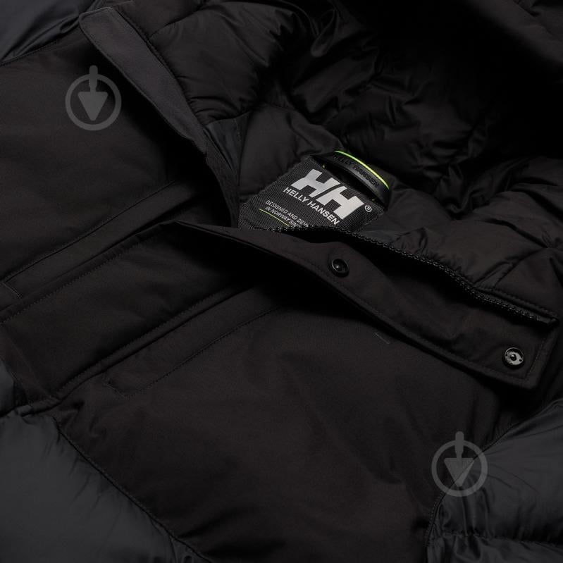 Пуховик чоловічий Helly Hansen ACTIVE PUFFY LONG JACKET 53522-990 р.2XL чорний - фото 4