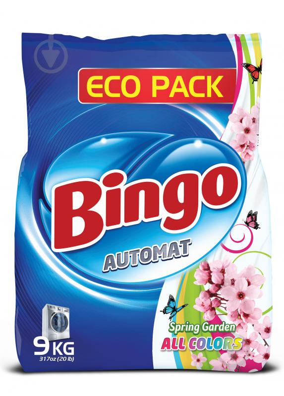 Пральний порошок для машинного прання Bingo Color 9 кг