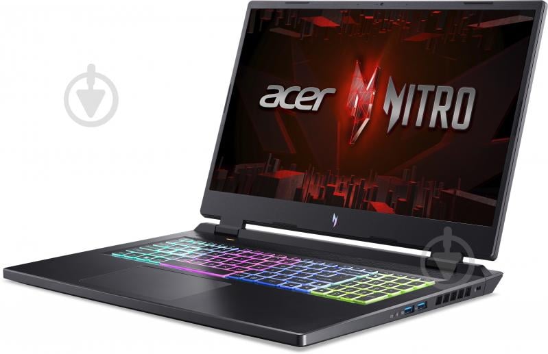 Ноутбук Acer Nitro 17 AN17-41-R2TZ 17,3" (NH.QL1EU.001) obsidian black - фото 2