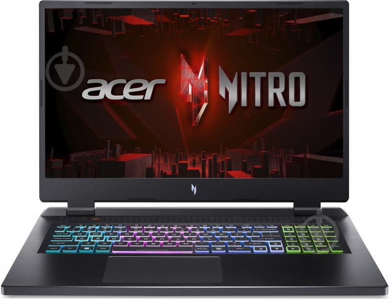 Ноутбук Acer Nitro 17 AN17-41-R2TZ 17,3" (NH.QL1EU.001) obsidian black - фото 1