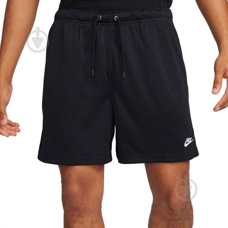 Шорты Nike M NK CLUB FLOW MESH SHORT FN3514-010 р. XL черный - фото 2