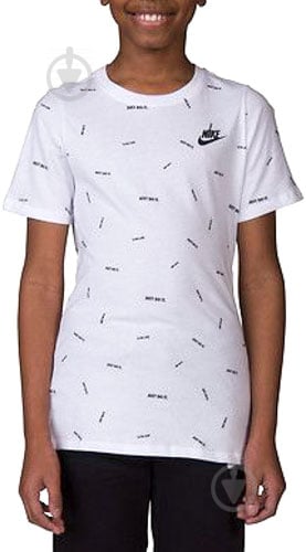 Футболка Nike B NSW TEE JDI CONFETTI 894234-100 р.M белый - фото 3