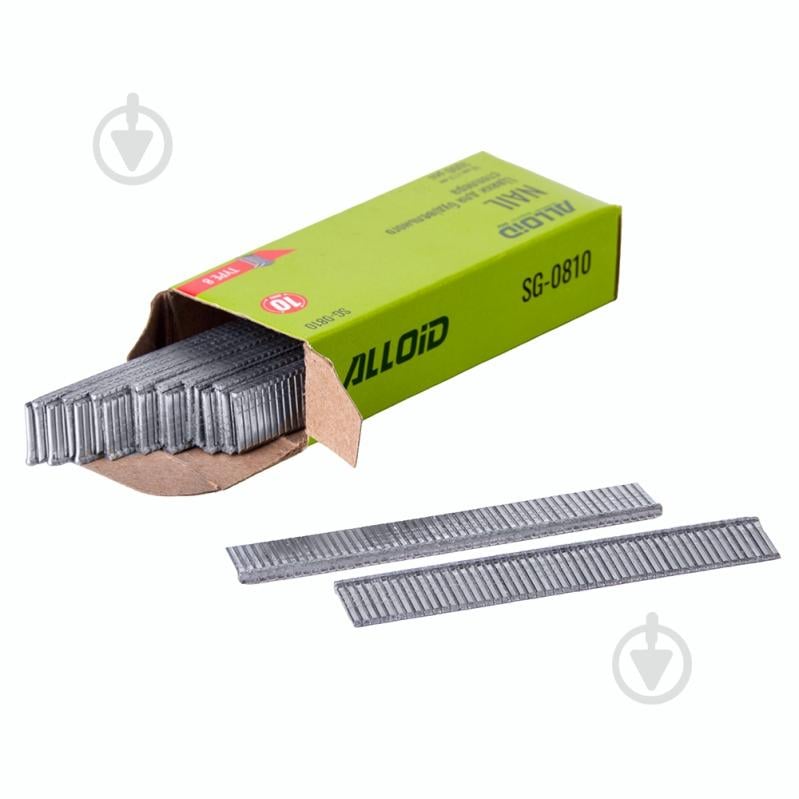 Цвяхи для ручного степлера Alloid 10 мм тип 300 1000 шт. SG-0810 - фото 1 Цвяхи для ручного степлера Alloid 10 мм тип 300 1000 шт. SG-0810 - фото 1