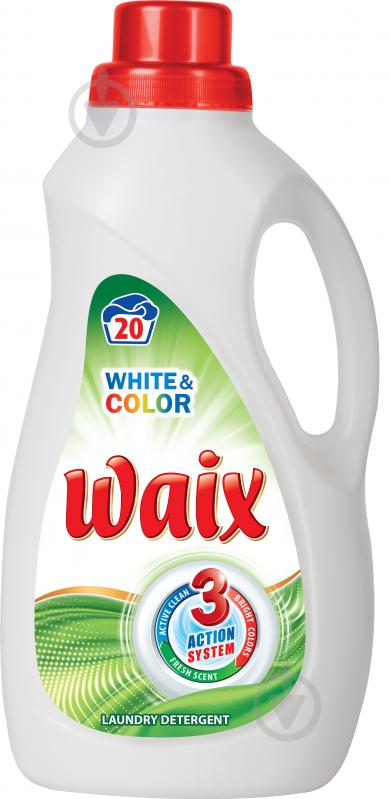 Гель для машинного та ручного прання WAIX Whites&Colors 1,2 л - фото 1