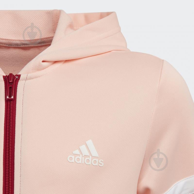 Спортивный костюм Adidas YG HOOD PES TS ED4639 розовый - фото 3