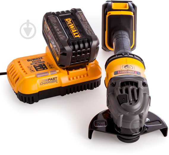 Болгарка (угловая шлифмашина) DeWalt FleхVolt аккумуляторная DCG414T2 - фото 4