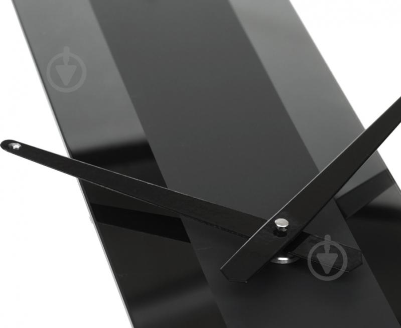 Часы настенные Strip-3 черные - фото 2