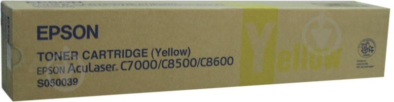 Картридж Epson AcuLaser C8500/C8600 C13S050039 yellow - фото 2