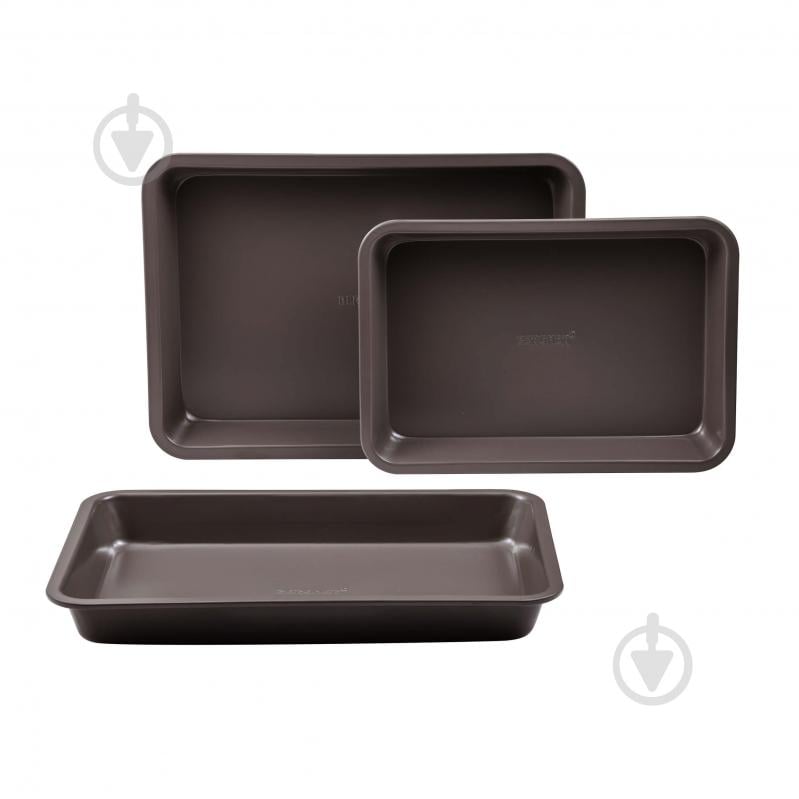 Набір форм для випікання Bakeware lovers 3 предмети BG-37193-CO Bergner - фото 1