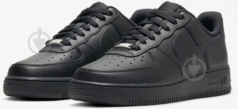 Кроссовки женские демисезонные Nike Air Force 1 '07 DD8959-001 р.41 черные - фото 4