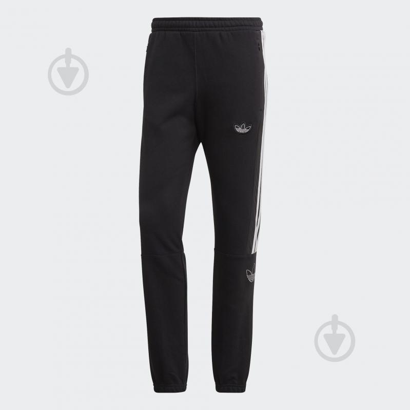 Брюки Adidas OUTLINE SP FLC ED4690 р. S черный - фото 1
