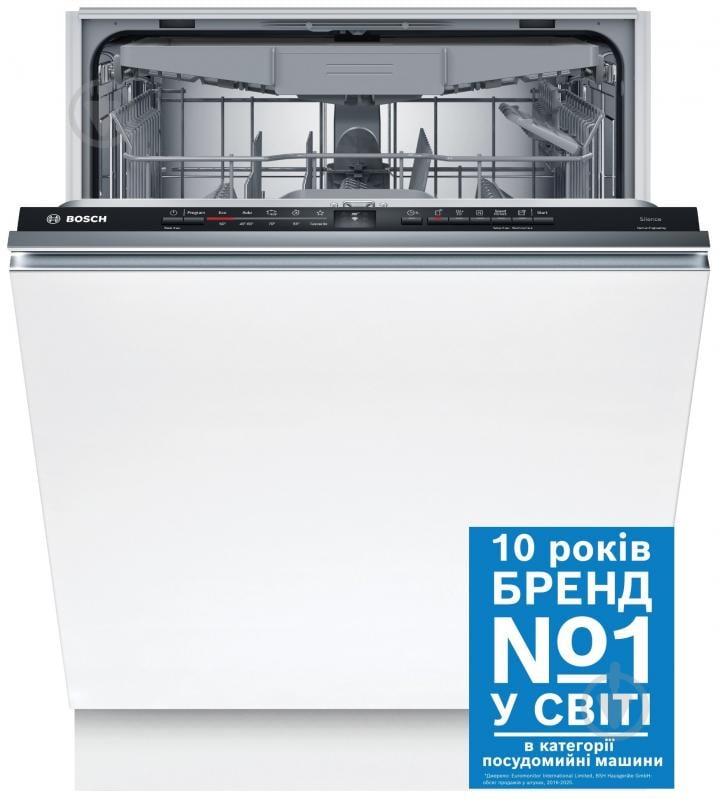 Встраиваемая посудомоечная машина Bosch SMV2IVX00K - фото 2