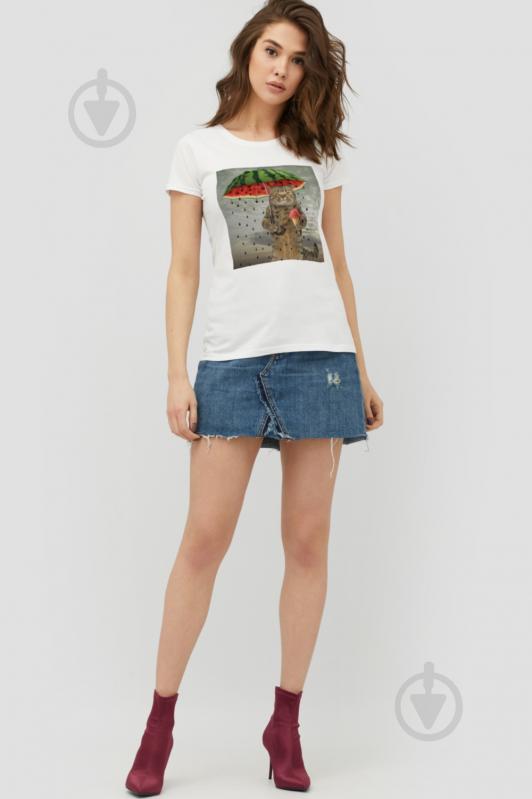 Футболка YAPPI Basic WW1044 р.L белый - фото 2 Футболка YAPPI Basic WW1044 р.L белый - фото 2