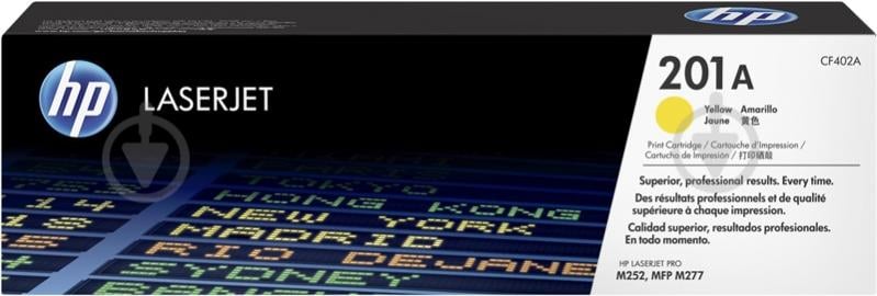 Картридж HP 201A CF402A yellow - фото 1 Картридж HP 201A CF402A yellow - фото 1