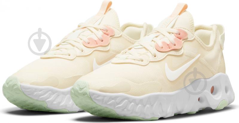 Кроссовки женские демисезонные Nike W React ART3MIS DA1647-101 р.36,5 бежевые - фото 9