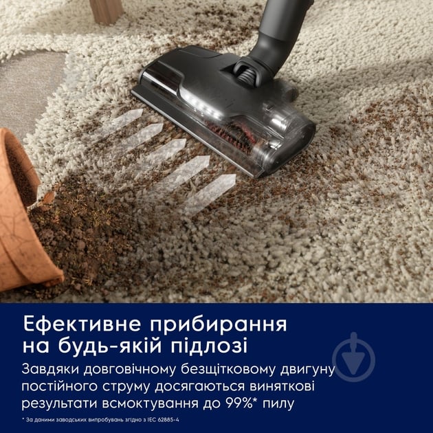 Пылесос аккумуляторный Electrolux EP83HB25UV white - фото 13