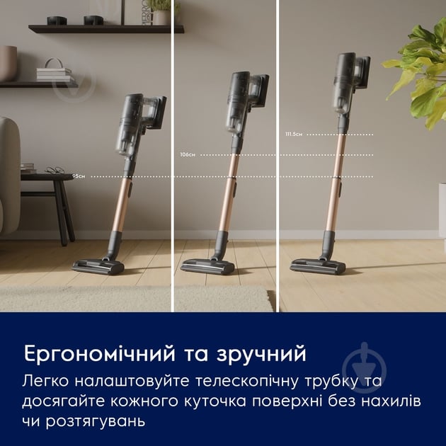 Пылесос аккумуляторный Electrolux EP83HB25UV white - фото 14