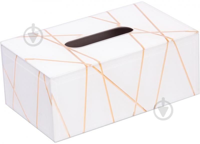 Салфетница Inari Julie 22.5х13х9.5 см белая - фото 1 Салфетница Inari Julie 22.5х13х9.5 см белая - фото 1