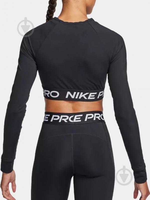 Футболка Nike PRO DF 365 CROP LS FV5484-010 р.XL чорний - фото 2
