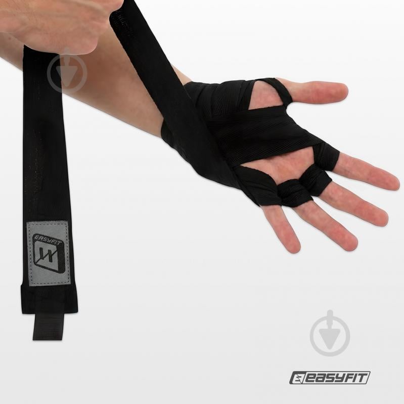 Бинт EasyFit Classic Wrap 400 см EF-0374-40-bk - фото 3